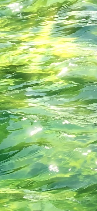 静谧湖水～绿波荡漾