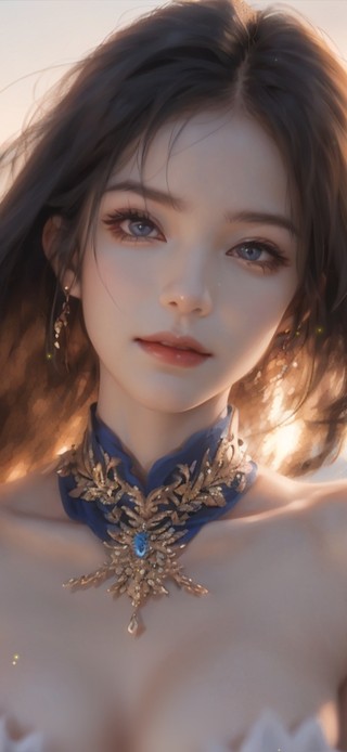 纯欲系长发唯美女孩