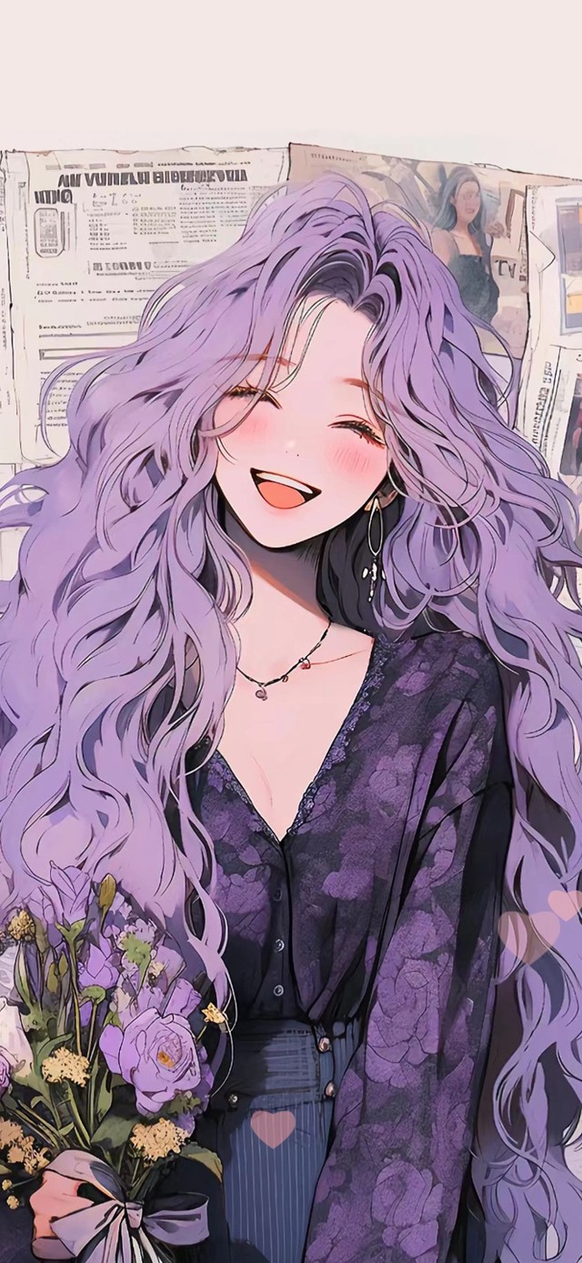 微笑美少女复古