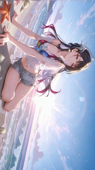 海边沙滩海瑟音