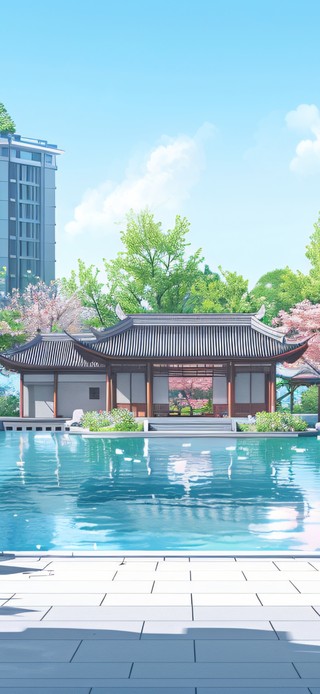 现在中式庭院