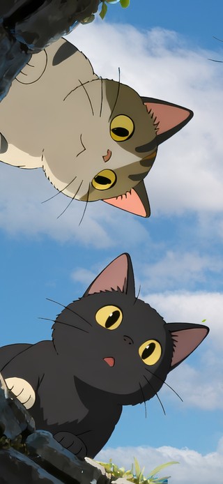 好奇的猫咪
