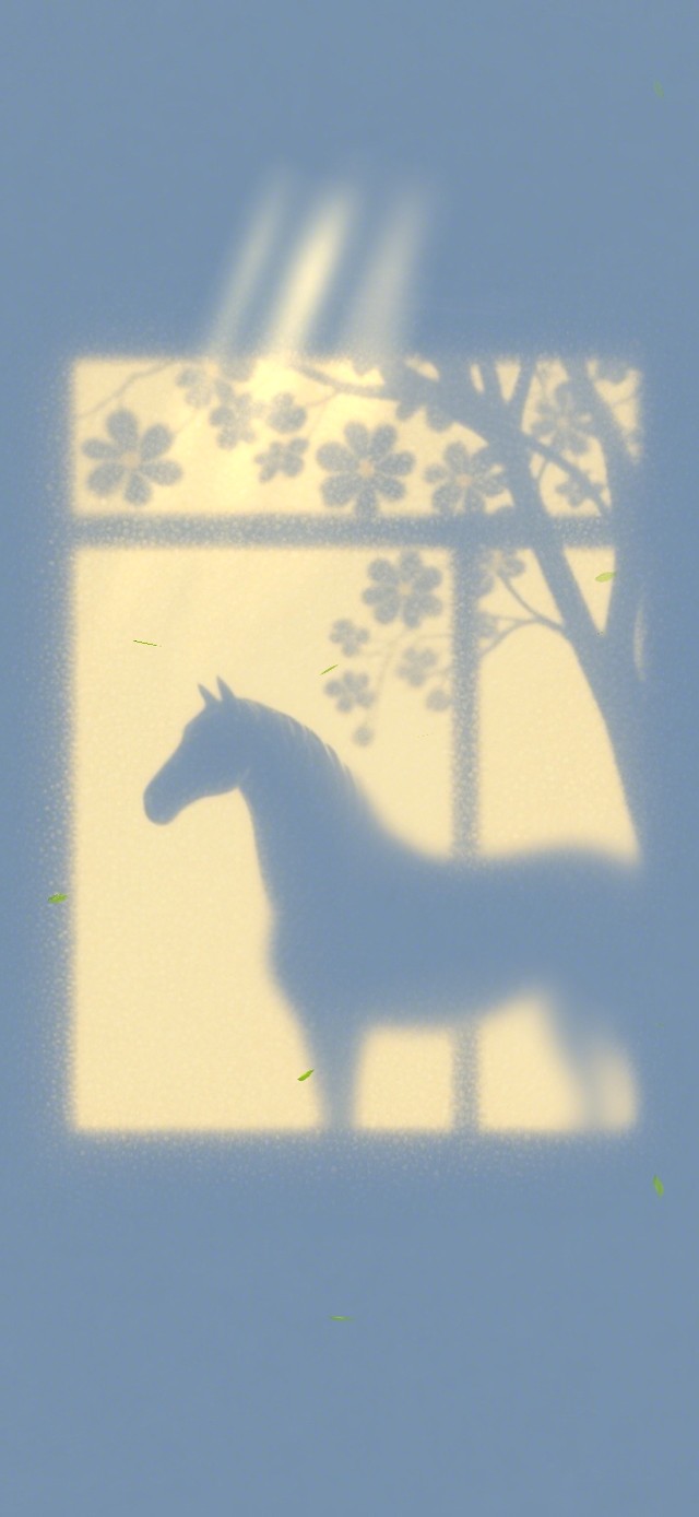 春日窗影子～马年吉祥