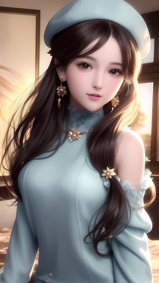 清纯治愈女神