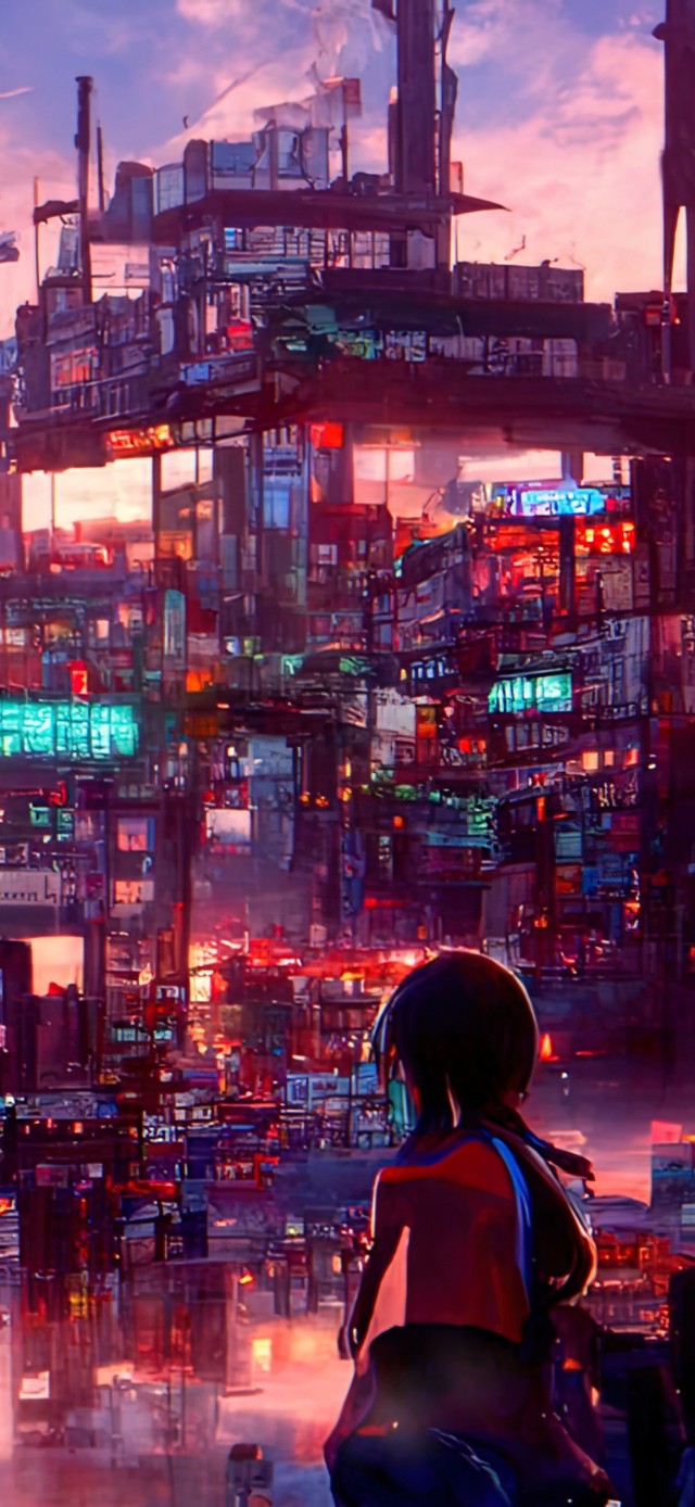 新海诚赛博朋克