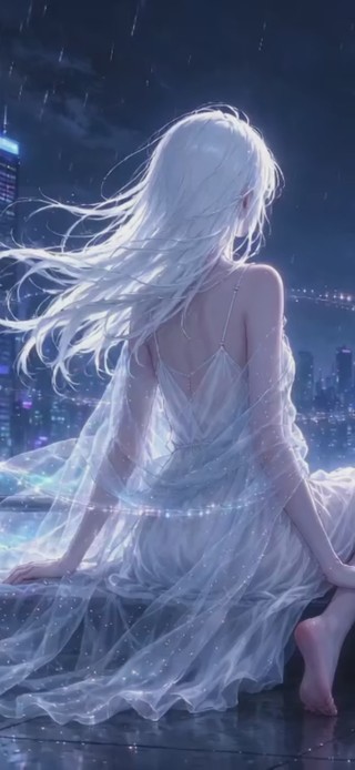 雨中女神