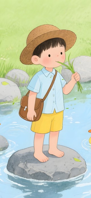 池塘小鸭子