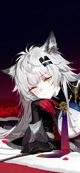 趴着制服皮鞋少女-荒芜拉普兰德