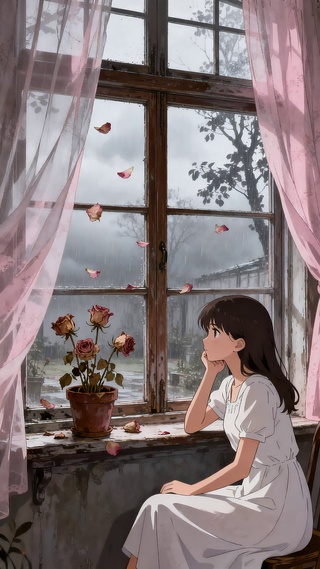 雨幕-窗边信