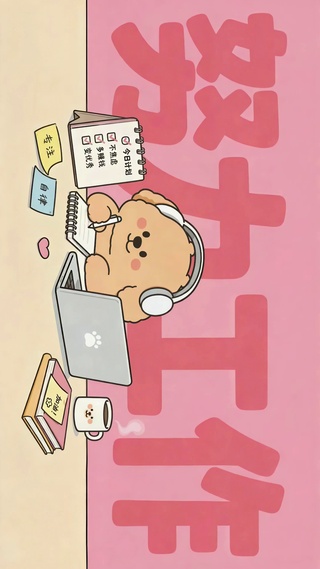 努力工作