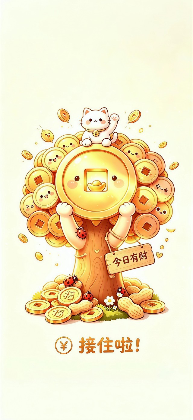 摇钱树来啦手机壁纸版