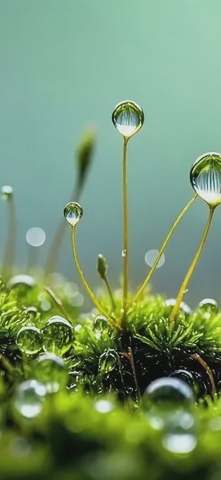 森林苔藓特写风景