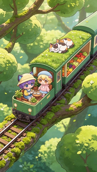 声声影影林中小火车下午茶