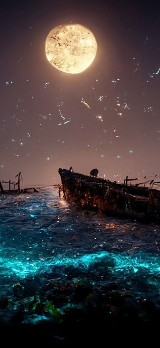 4K 唯美星河大海