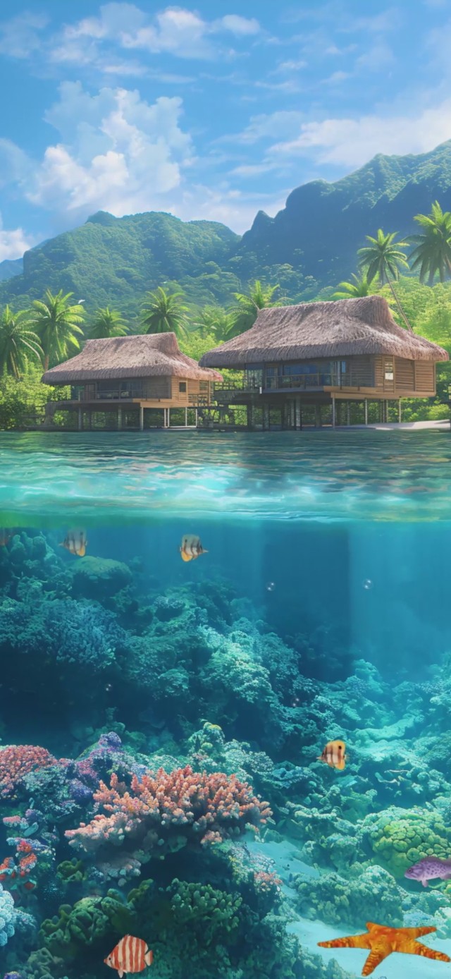 清凉夏日海岸