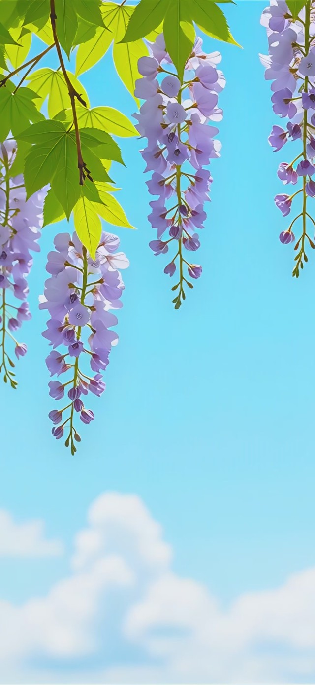 春和景明护眼紫藤