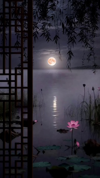 海边的明月