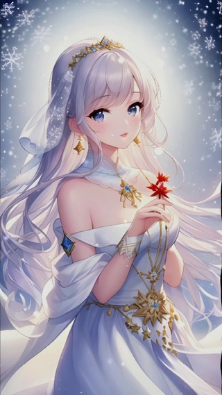 雪中女孩
