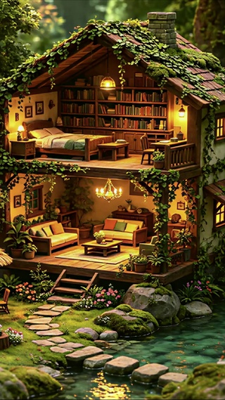 森林小屋-无缝循环