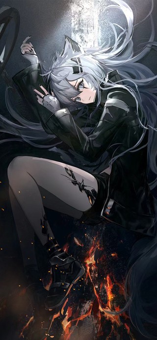 黑暗中性感美少女