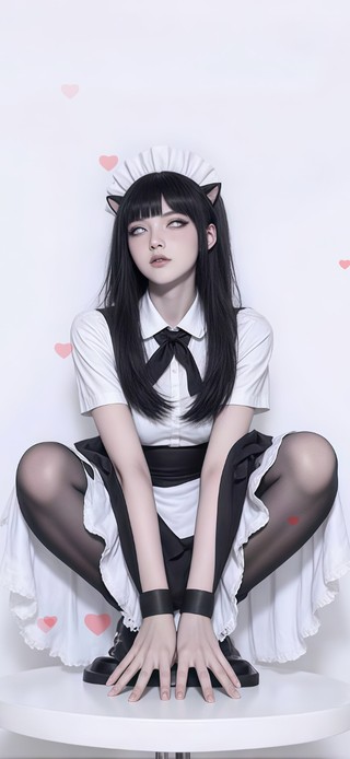 白眼女仆