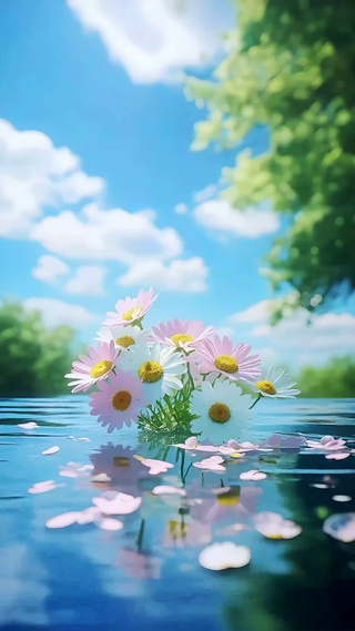 花瓣小舟