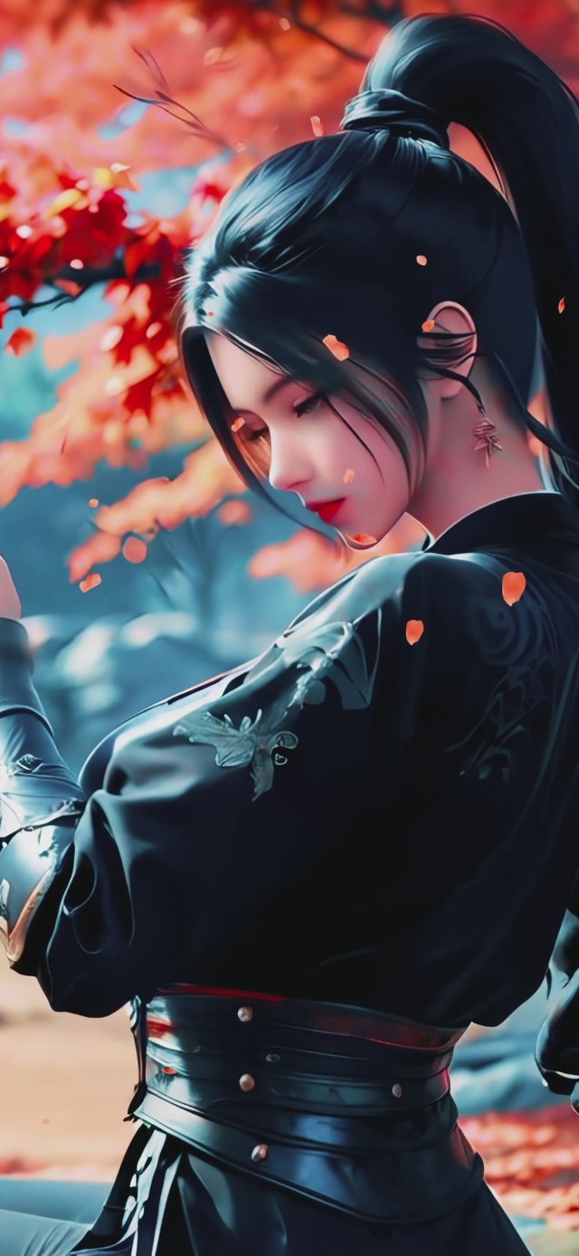 楓下休憩の暗影衛