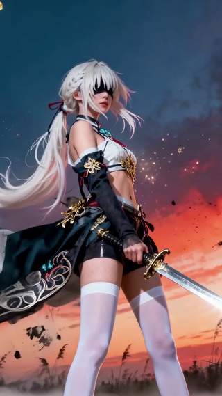 银华剑姬的黄昏墨风的飒剑绝章