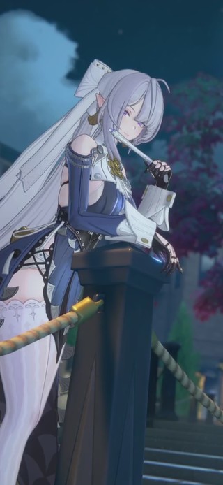 绝区零维琳娜月夜持扇