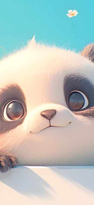 小熊猫给你花花