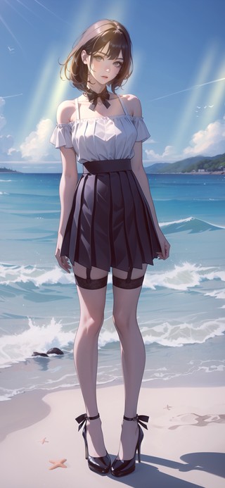 海边的少女
