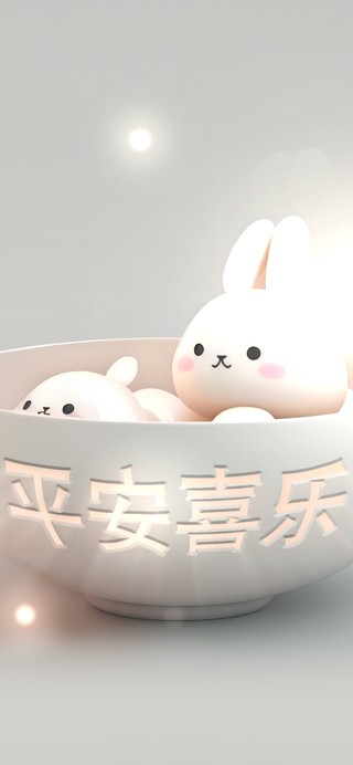 平安喜乐汤圆兔