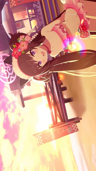 碧蓝档案泳装海边少女
