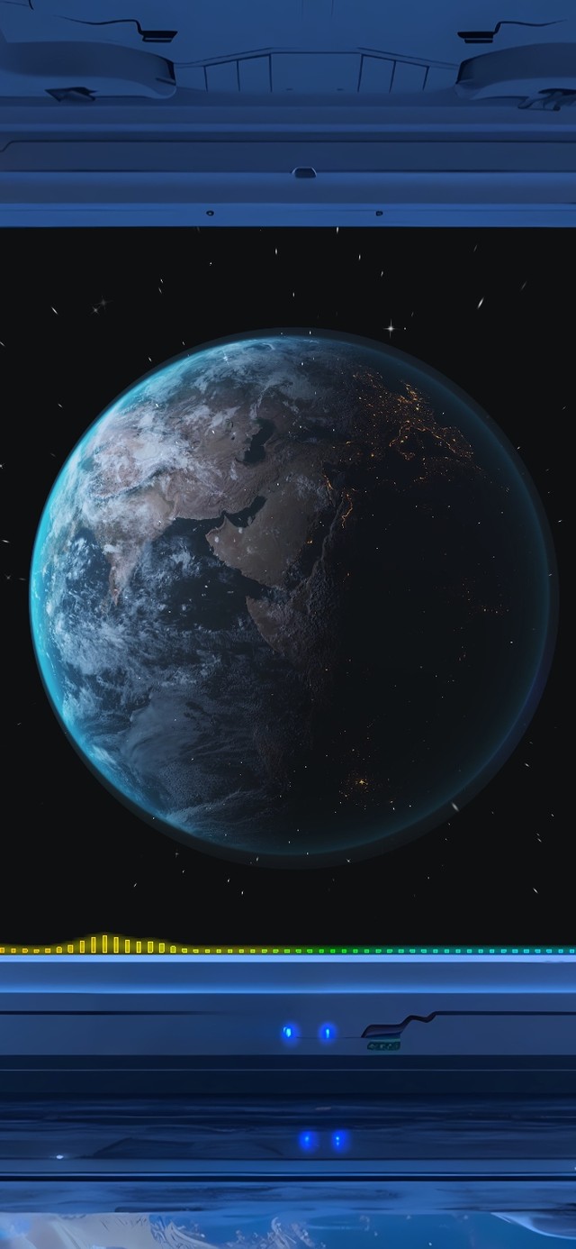 赛博朋克科幻太空舱