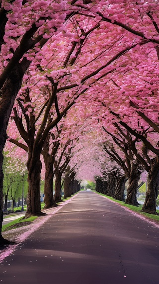浪漫樱花大道