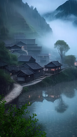 江南烟雨