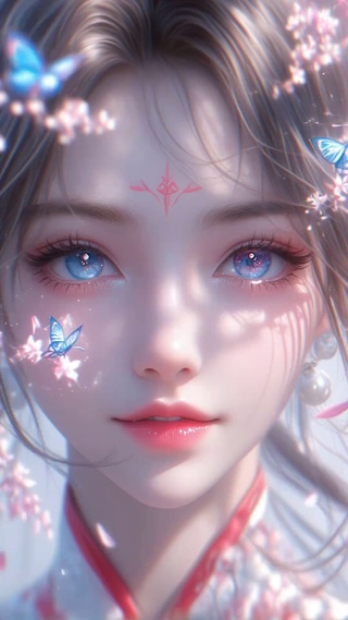 漂亮的古风动漫美女