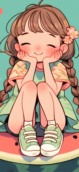 夏日小女孩