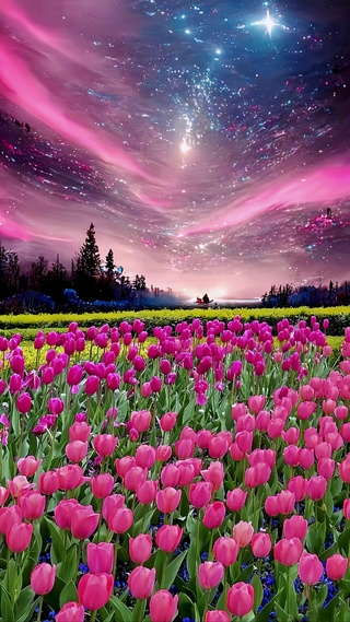 极光花海