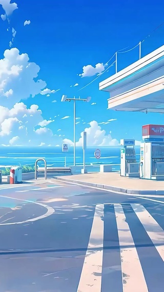 海景加油站