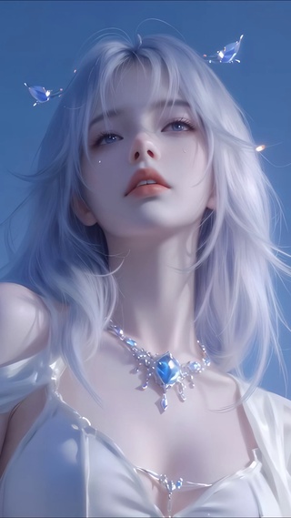 银发少女
