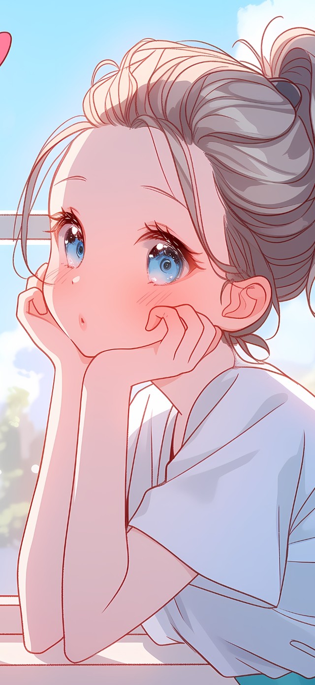 小清新可爱女孩