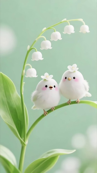 花枝上的鸟儿