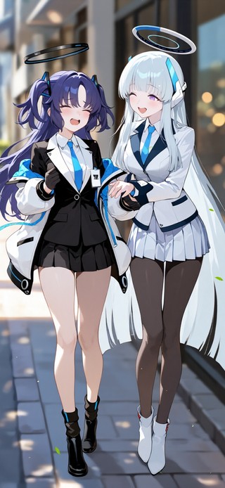 夏日街道少女