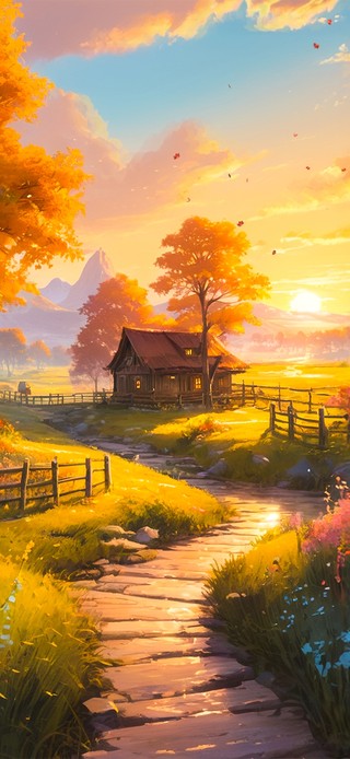 唯美夕阳风景
