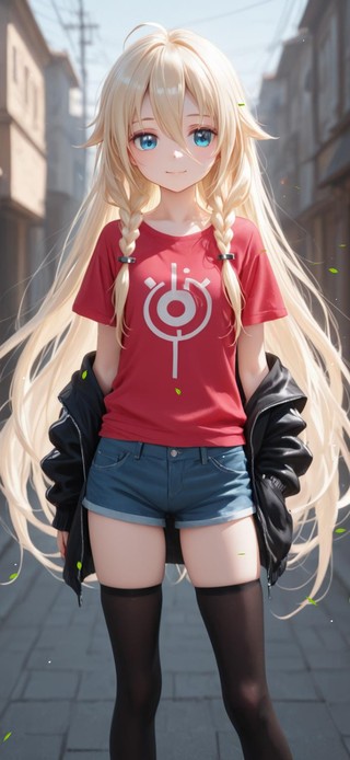 唯美金发少女