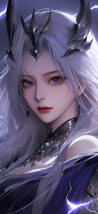紫色闪电女孩