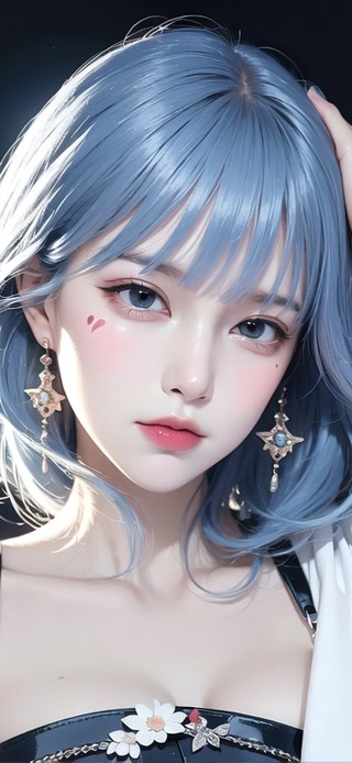 纯欲短发可爱女生