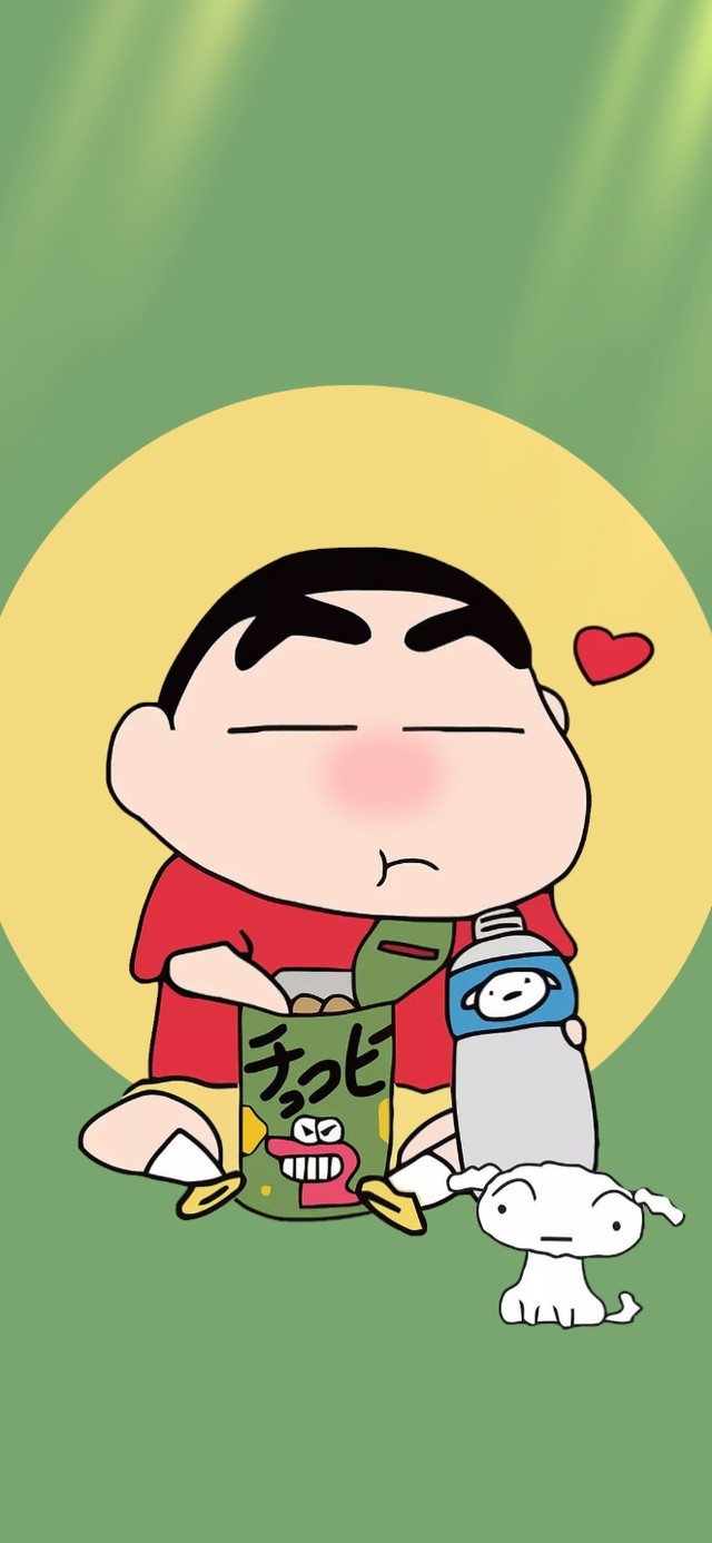 蜡笔小新 吃薯片