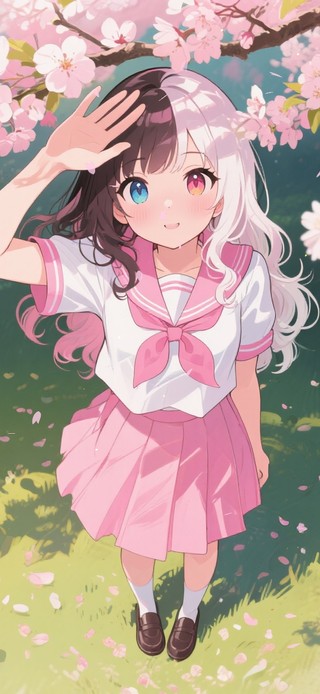 唯美樱花少女